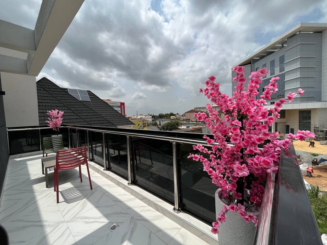 Private balcony, Apartment Bravo, Nimbus Nook Ikeja GRA