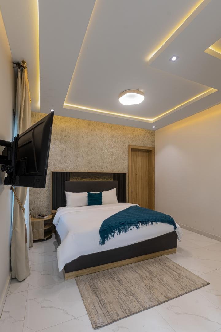 Second en-suite bedroom, Apartment Bravo, Nimbus Nook Ikeja GRA