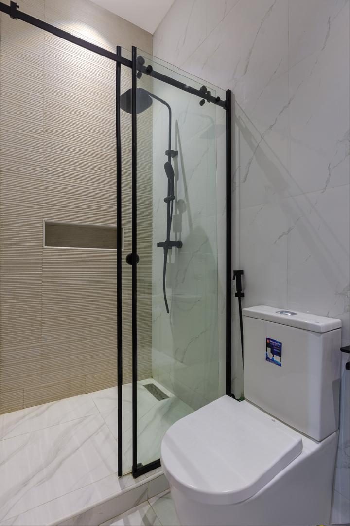 Walk-in rain shower, Apartment Bravo, Nimbus Nook Ikeja GRA