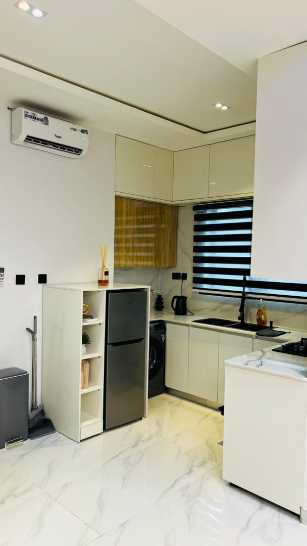 Fully equipped kitchen, Apartment Charlie, Nimbus Nook Ikeja GRA