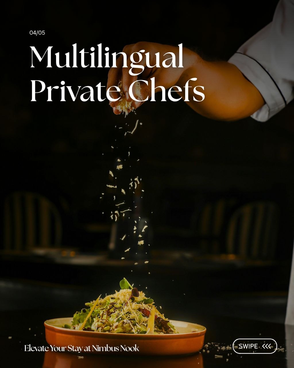 Multilingual private chefs